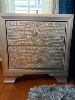 Silver Nightstand 2