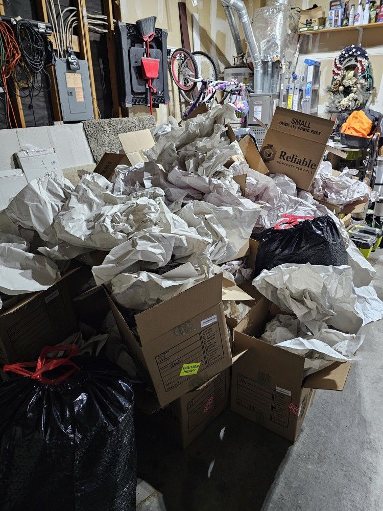Moving Boxes, Packing Paper