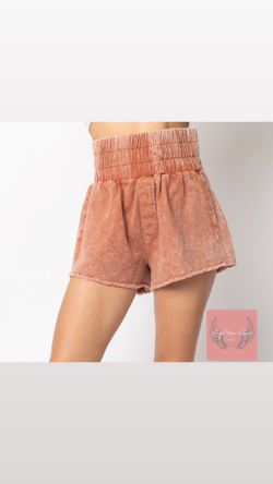 Rusty Color High waisted Shorts 