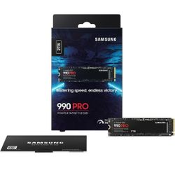 Samsung 990 PRO SSD NVMe M.2 PCIe Gen4, M.2 2280 Internal Solid State Hard Drive