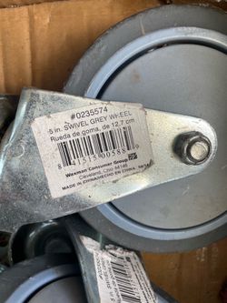 Heavy duty 5” casters