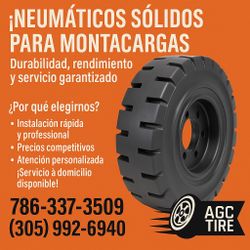 FORKLIFT TIRE / NEUMÁTICO PARA MONTCARGAS