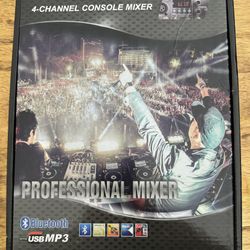 Yaeccc 4-Channel Live Studio  Professional Mixer