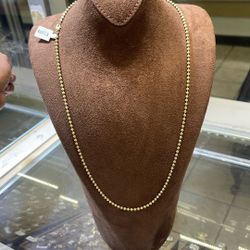 Gold Chain, 14  Karat 25 Inch #26697