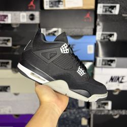 Size 10.5M - Jordan 4 “Black Canvas”