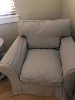 1 Gray Accent Chair / Arm Chair
