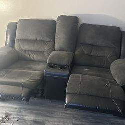 450 2 Sofas W Recliners NEED SOLD!