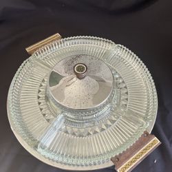 Vintage 7-piece Lazy Susan serving Dish