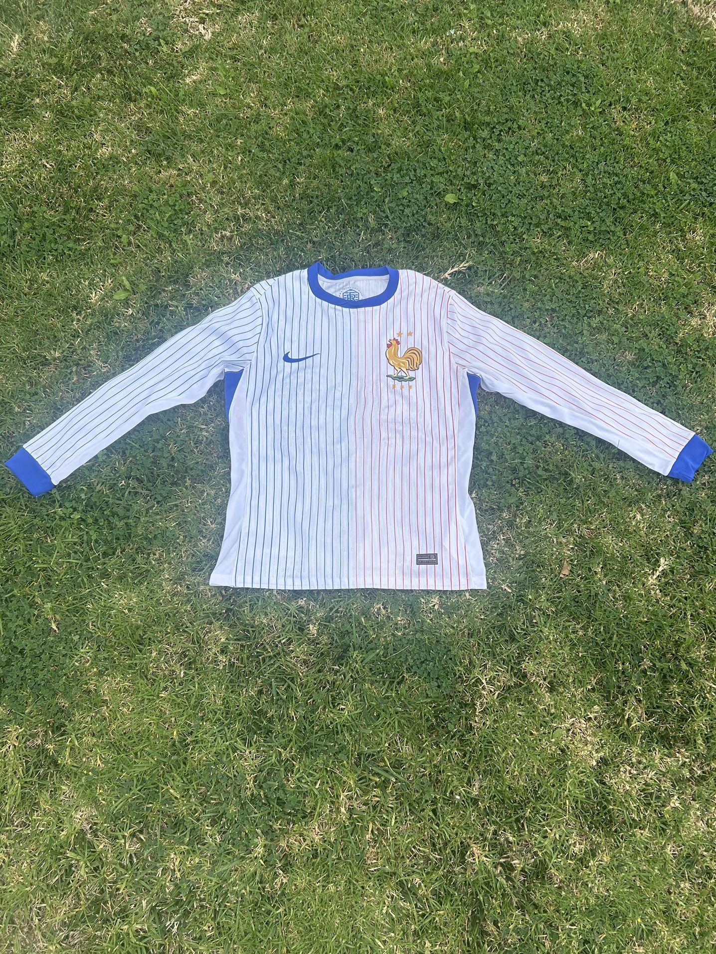 24/25 Long Sleeve France Away Player Version Jersey (Medium)