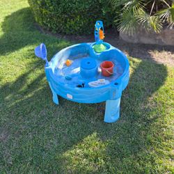 Water Table with toys