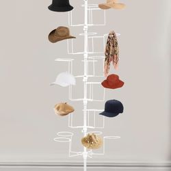 Freestanding Metal Hat Organizer Stand Rack For Sale $28.00 50%+ OFF Retail $56.99 NEW IN BOX