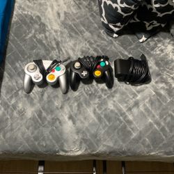 GameCube Controllers with Adapters