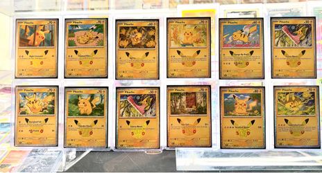 Pika Pika 30th anniversary  Pikachu /30 lot