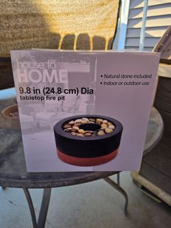 10 inch Tabletop Fire Pit NEW