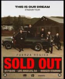 FUERZA REGIDA DREAM TOUR $200 PAIR 🎟️🎫🎟️🎫🎟️🎫🎟️🎫🎟️🎫🎟️🎫🎟️🎫🎟️🎫