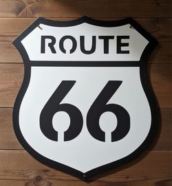 Custom Route 66 sign