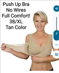 Push Up Bra 38/XL, Tan Color Only!