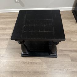Two Farmhouse End Tables 