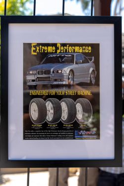 Framed BMW Page from 1998 Magazine