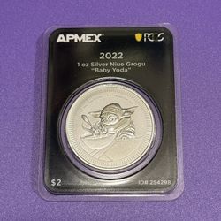 1 oz Silver Niue Grogu “Baby Yoda” 2022