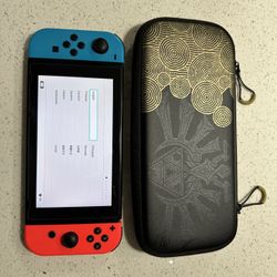 Nintendo Switch with Red and Blue Joy Cons (used)