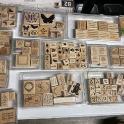 Rubber Stamps. Christmas Stamps .