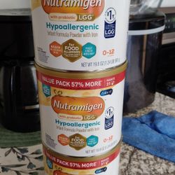 3 Cans Of Formula 