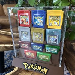 Ultimate Pokemon Gameboy Collection + Display