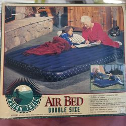 AIR BED  Double Size With Velour Top 
