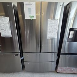 Lg Stainless Steel 4-doors French Door Refrigerator New 6month's Warranty 