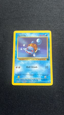 Squirtle Pokemon card