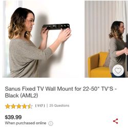 TV Wall Mount For  22in-50in Tvs 