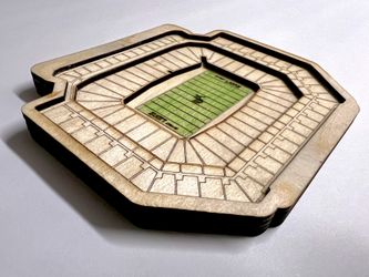 Wooden Detroit Lions Stadium Replica 