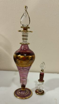 Hand Blown Egyptian Perfume bottles
