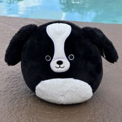 Like new Nathaniel the Cocker Spaniel Squishmallows dog stuffed animal, 7.5”