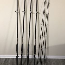 Penn Fathom Master 8’6” Medium Fishing Casting Trolling rods 