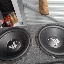 Hifonics 2 X 12" Woofers Box & Amp Alpine