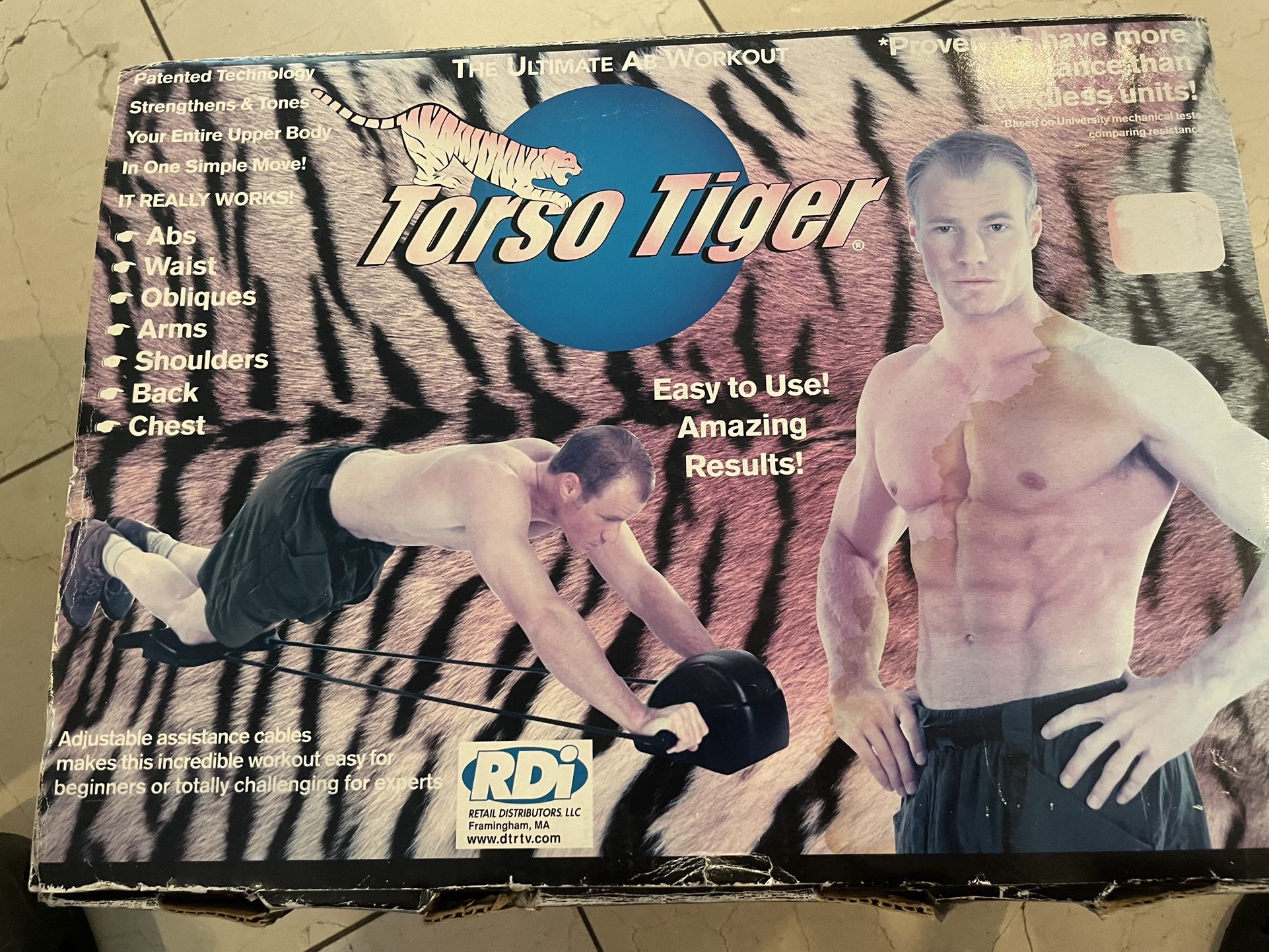 New Torso tiger ultimate ab workout exercise