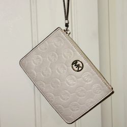 MICHAEL KORS Leather wristlet pouch 