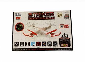 Drone  -  World Tech Toys Striker 2.4GHz 4.5CH RC Spy Drone with built-in HD video camera