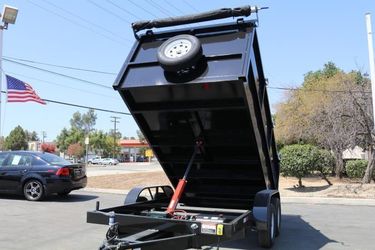 8x12x4 Dump Trailer GVWR 7000
