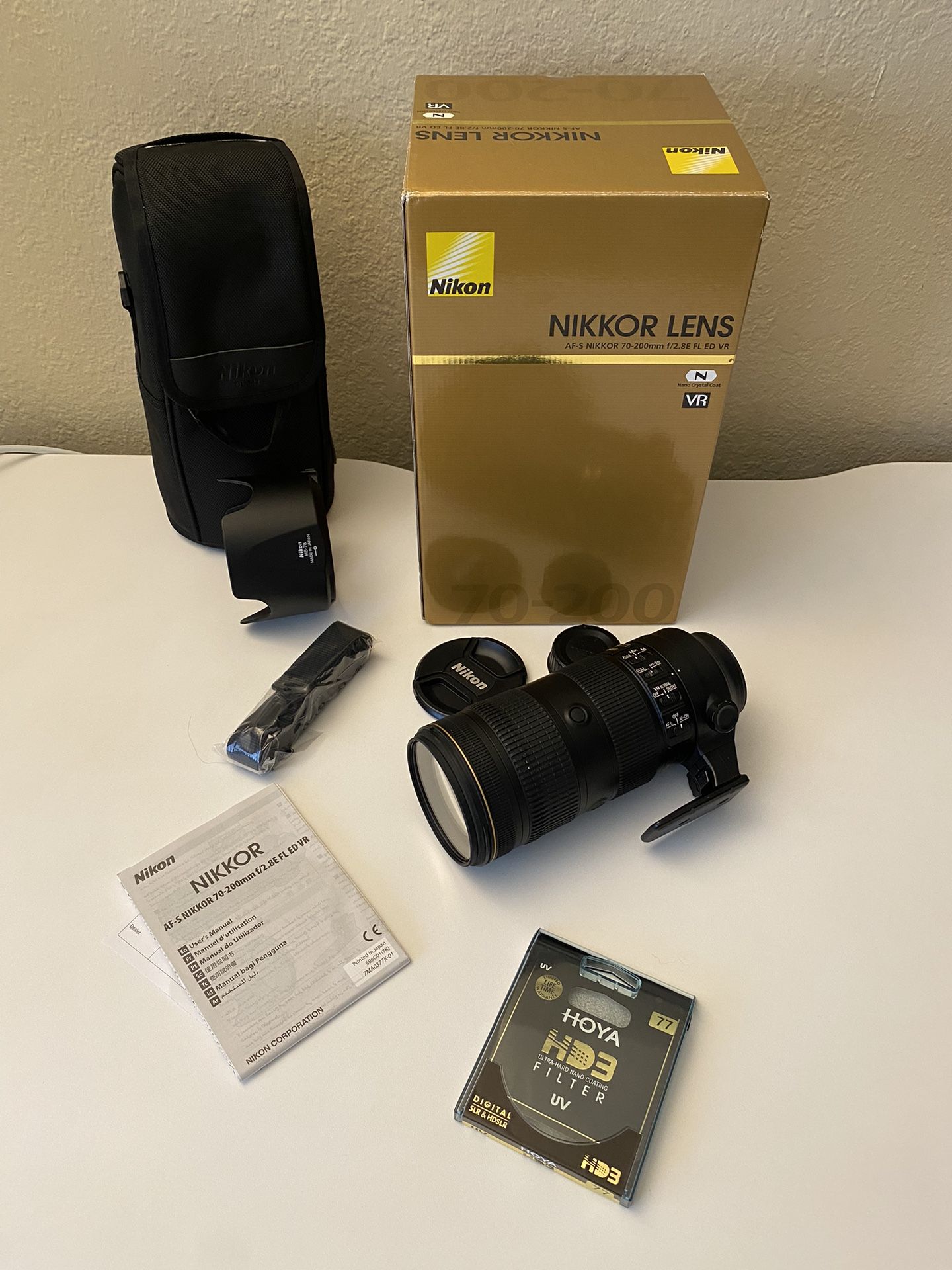 Nikon AF‑S Nikkor 70‑200mm f/2.8E FL ED VR – Excellent Condition – $1,550 Firm – Local Only