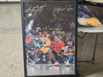 Bryant  Guarded By Jordan Signature Series 24×36 Framed Photo