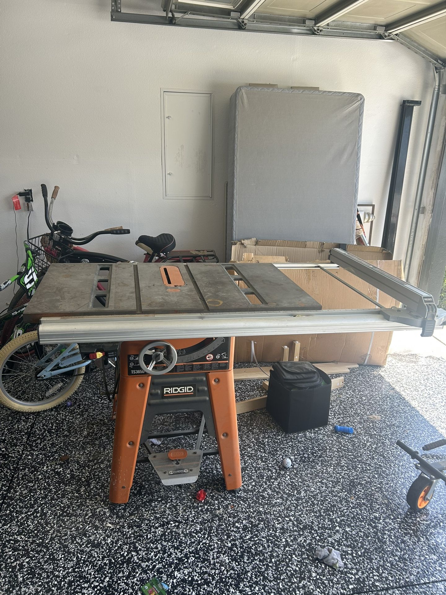 Ridgid Table Saw Ts3650 Good Condition