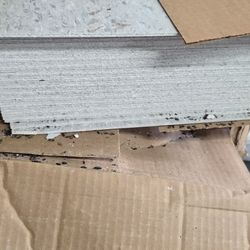 Misc Floor Tiles, Rubber And Office 