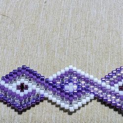Custom color handmade beaded bracelet