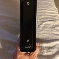 Motorola Wireless Cable Modem, And Gigabyte Router