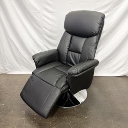 360° all-around swivel , Recliner Chair , Black 