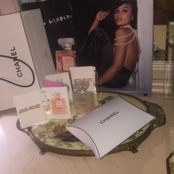 Chanel Coco/Chance Parfume Sm Pouch &shopbag