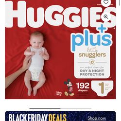 Huggies Snugglers Pampers (Size 1)